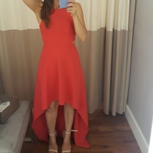 BCBG MaxAzria Coral High Low Dress Size 0